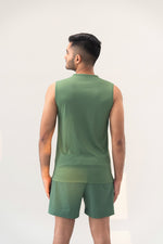 Load image into Gallery viewer, Men Sleeveless Shorts Set
