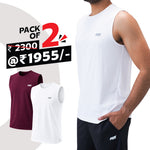 Load image into Gallery viewer, Men's Sleeveless T-Shirt (Pack of 2)