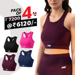 Load image into Gallery viewer, Women's Sports Bra (Pack of 4)