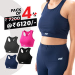 Load image into Gallery viewer, Women's Sports Bra (Pack of 4)