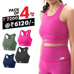 Load image into Gallery viewer, Women's Sports Bra (Pack of 4)