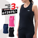 Load image into Gallery viewer, Women's Sleeveless T-Shirt (Pack of 3)