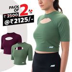 Load image into Gallery viewer, Women's Cut Out T-Shirt (Pack of 2)