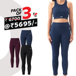 Load image into Gallery viewer, Women's Gym Leggings (Pack of 3)