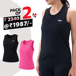 Load image into Gallery viewer, Women's Sleeveless T-Shirt (Pack of 2)