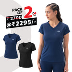 Load image into Gallery viewer, Women's V-Neck T-Shirt (Pack of 2)