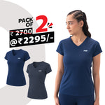 Load image into Gallery viewer, Women's V-Neck T-Shirt (Pack of 2)