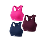 Load image into Gallery viewer, Women Sports Bra (Pack of 3) Best for Gym, Workout, Running, Sports & Daily Exercise