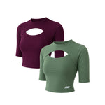 Load image into Gallery viewer, Women's Cut Out T-Shirt (Pack of 2)