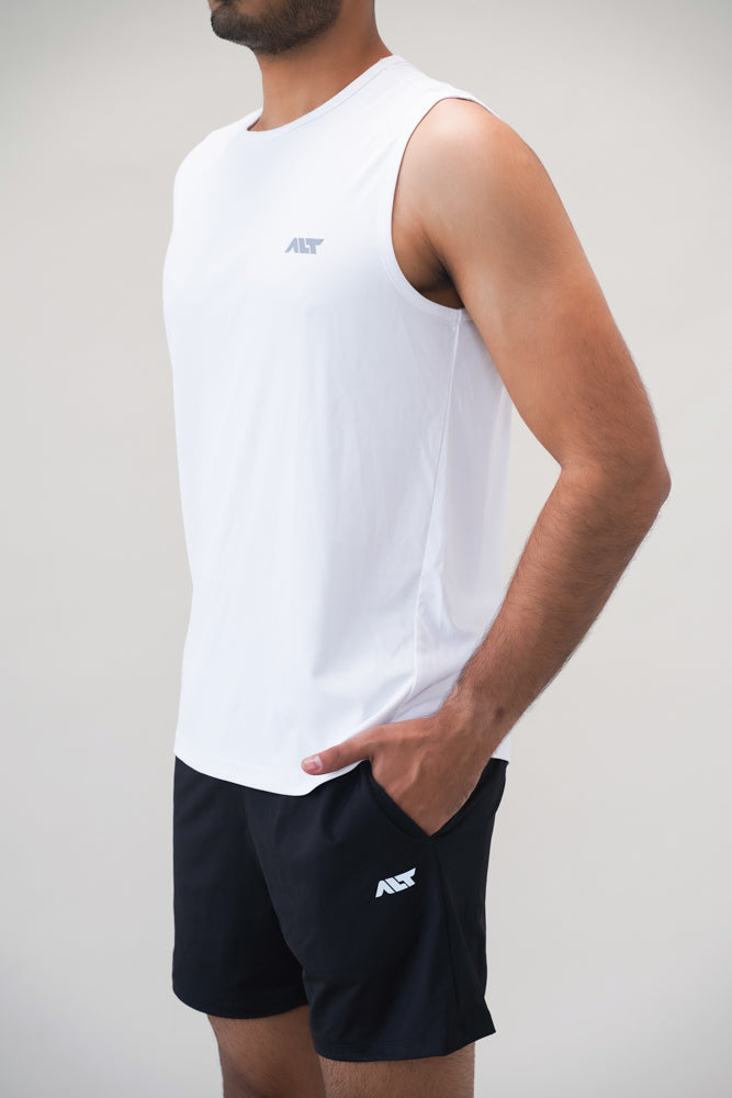 Men Sleeveless Shorts Set