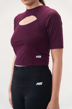 Load image into Gallery viewer, cut out tshirt with legging set