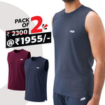 Load image into Gallery viewer, Men's Sleeveless T-Shirt (Pack of 2)