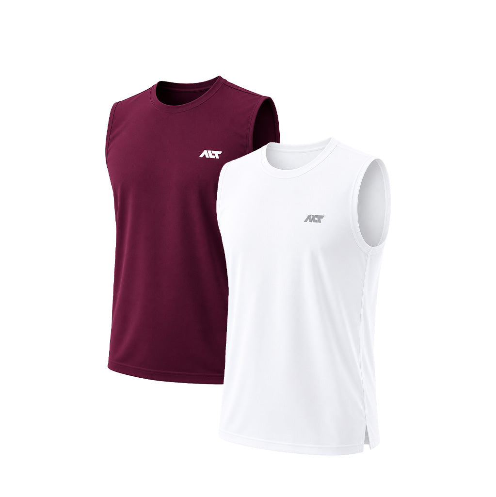 Men's Sleeveless T-Shirt (Pack of 2)