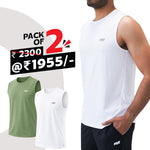 Load image into Gallery viewer, Men's Sleeveless T-Shirt (Pack of 2)
