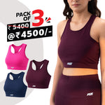 Load image into Gallery viewer, Women's Sports Bra (Pack of 3)