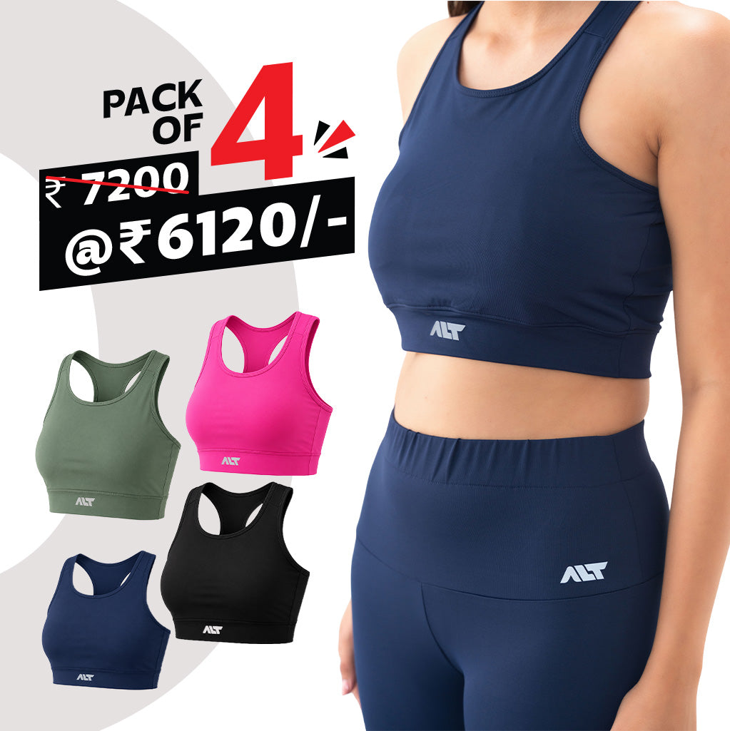Women's Sports Bra (Pack of 4)