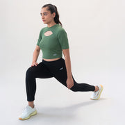 cut out tshirt with legging set