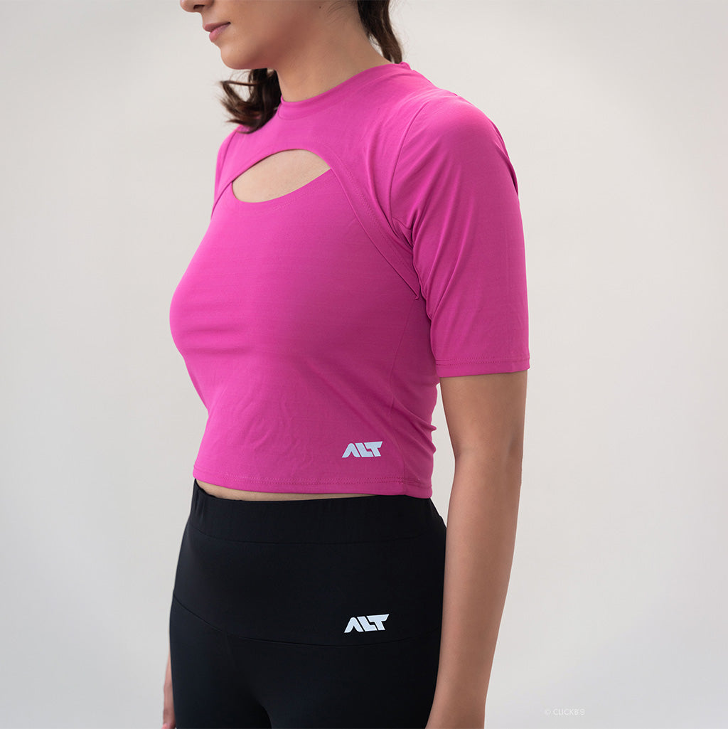 Women's Cut Out T-Shirt & Legging Set