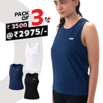 Load image into Gallery viewer, Women's Sleeveless T-Shirt (Pack of 3)