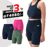 Load image into Gallery viewer, Women's Cycling Shorts (Pack of 3)