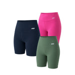 Load image into Gallery viewer, Women's Cycling Shorts (Pack of 3) Best Shorts for Running, Weight Lifting, Yoga &amp; Daily Workouts
