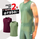 Load image into Gallery viewer, Men's Sleeveless Tshirt (Pack of 2)