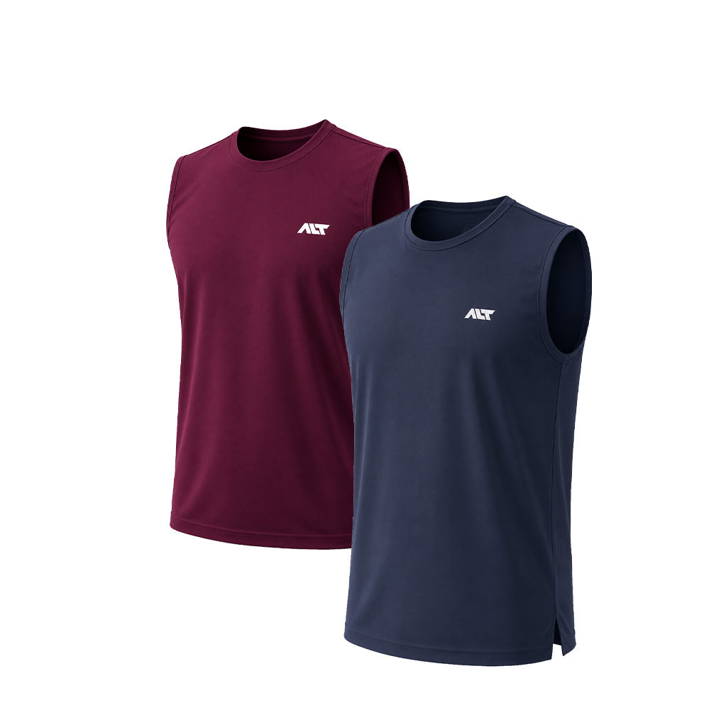 Men's Sleeveless Tshirt (Pack of 2)