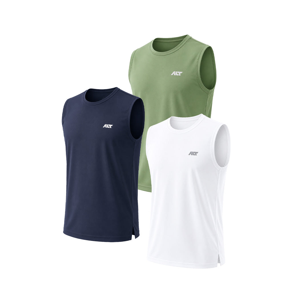 Men's Sleeveless Tshirt (Pack of 3)