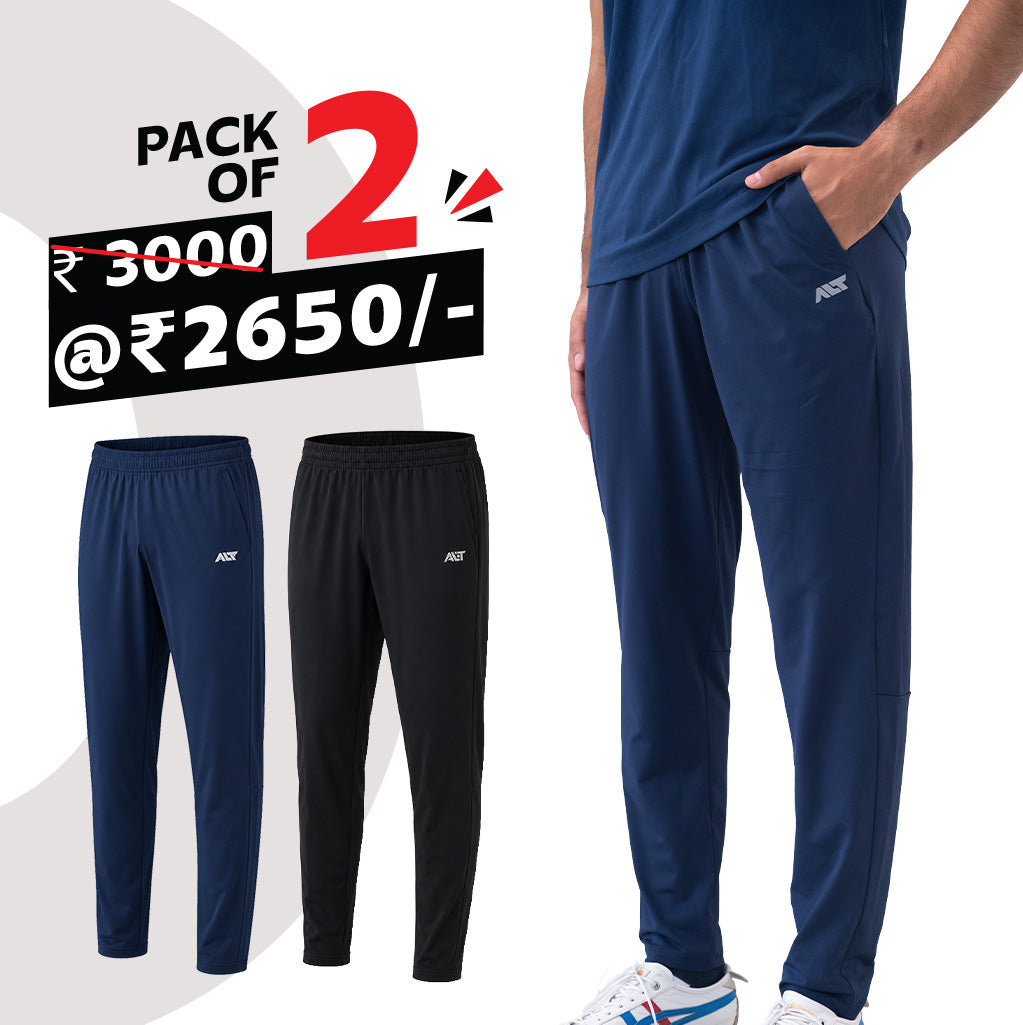 Men TrackPants (Pack of 2) Best for Gym, Workout, Running, Sports Track Pants