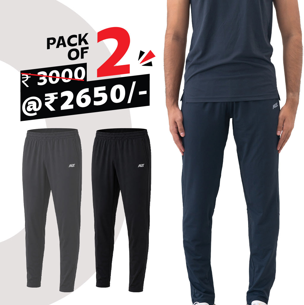 Men TrackPants (Pack of 2) Best for Gym, Workout, Running, Sports Track Pants