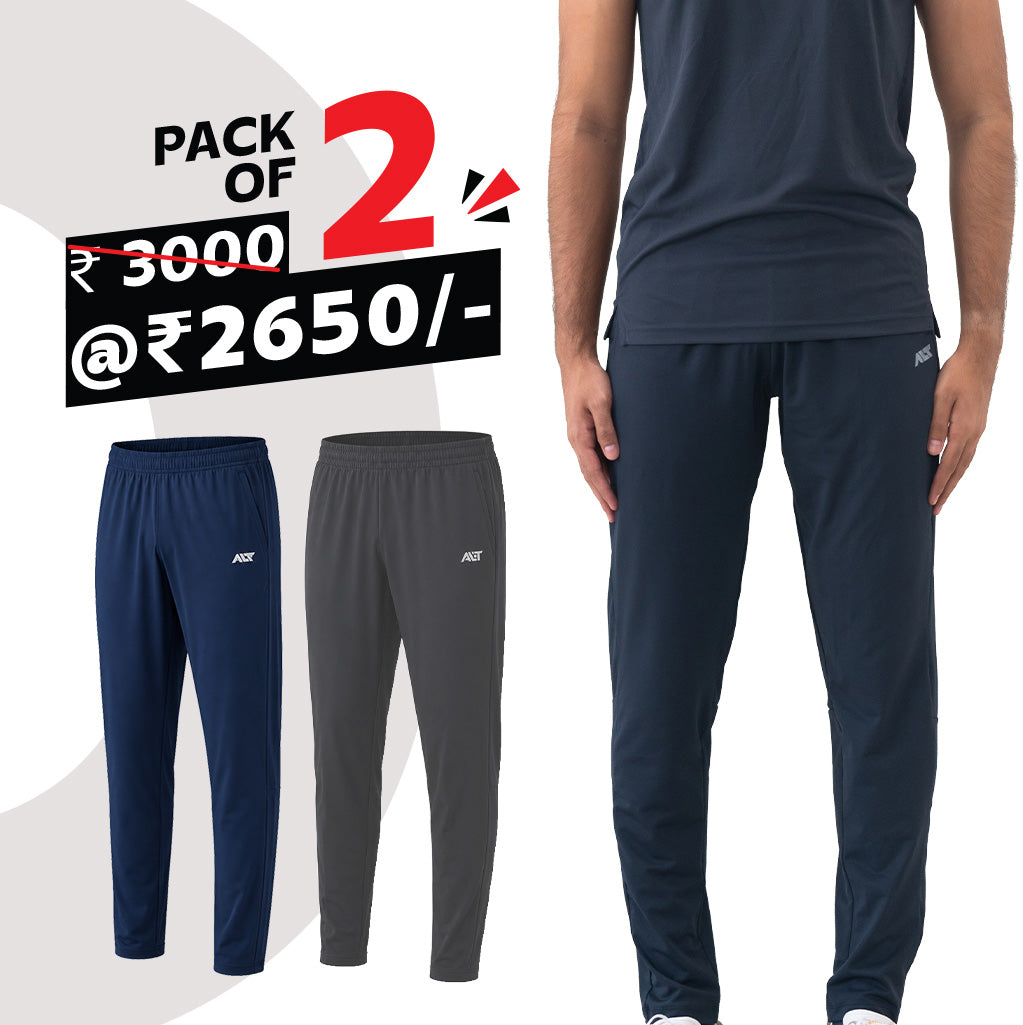 Men TrackPants (Pack of 2) Best for Gym, Workout, Running, Sports Track Pants