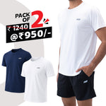 Load image into Gallery viewer, Men T-Shirt (Pack of 2) Best for Gym, Workout, Sports &amp; Daily Exercise