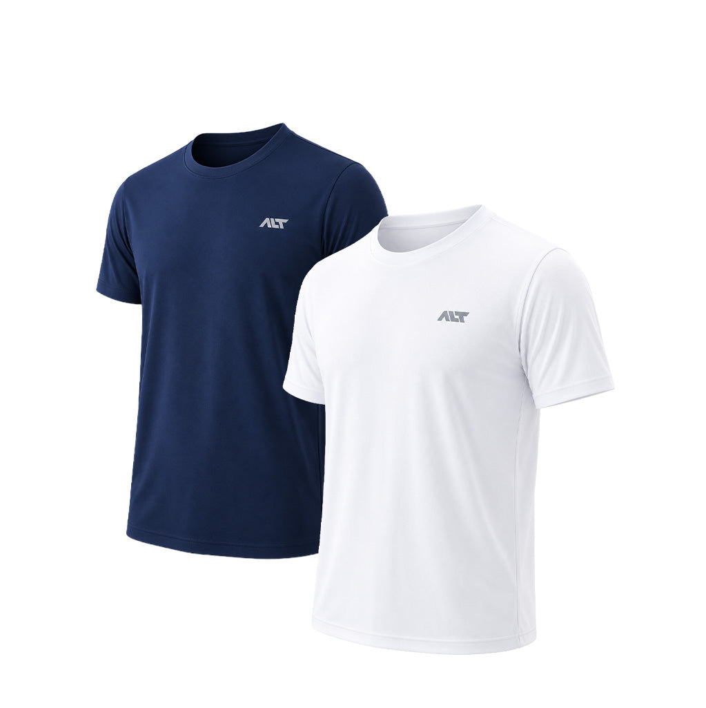 Men T-Shirt (Pack of 2) Best for Gym, Workout, Sports & Daily Exercise