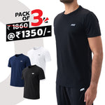 Load image into Gallery viewer, Men T-Shirt (Pack of 3) Best for Gym, Workout, Sports &amp; Daily Exercise