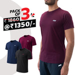 Load image into Gallery viewer, Men T-Shirt (Pack of 3) Best for Gym, Workout, Sports &amp; Daily Exercise