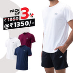 Load image into Gallery viewer, Men T-Shirt (Pack of 3) Best for Gym, Workout, Sports &amp; Daily Exercise