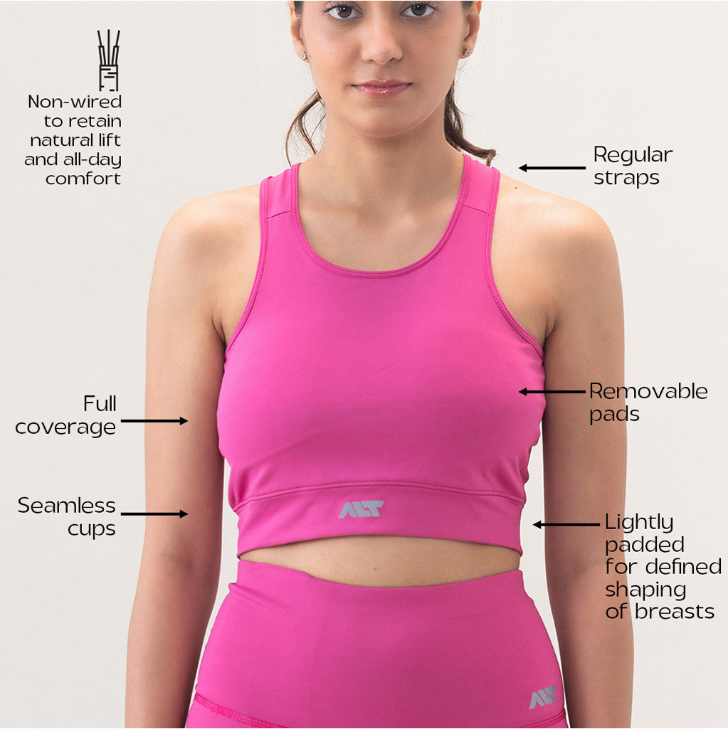 Women Sports Bra (Pack of 4) Best for Gym, Workout, Running, Sports & Daily Exercise
