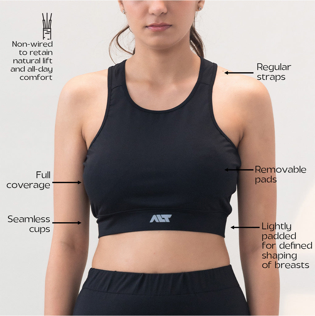 Women Sports Bra (Pack of 4) Best for Gym, Workout, Running, Sports & Daily Exercise